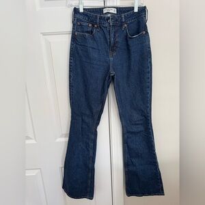 Abercrombie & Fitch Dark Blue Flare Jeans